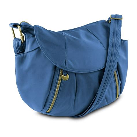 travelon anti theft front zip hobo bag with rfid protection|travelon crossbody bags anti theft.